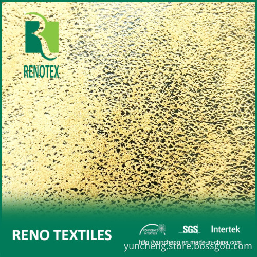 100%Polyester Embossed Warp Suede Leather